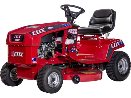 Cox 3500 Series ride-on mower for sale in Mackay