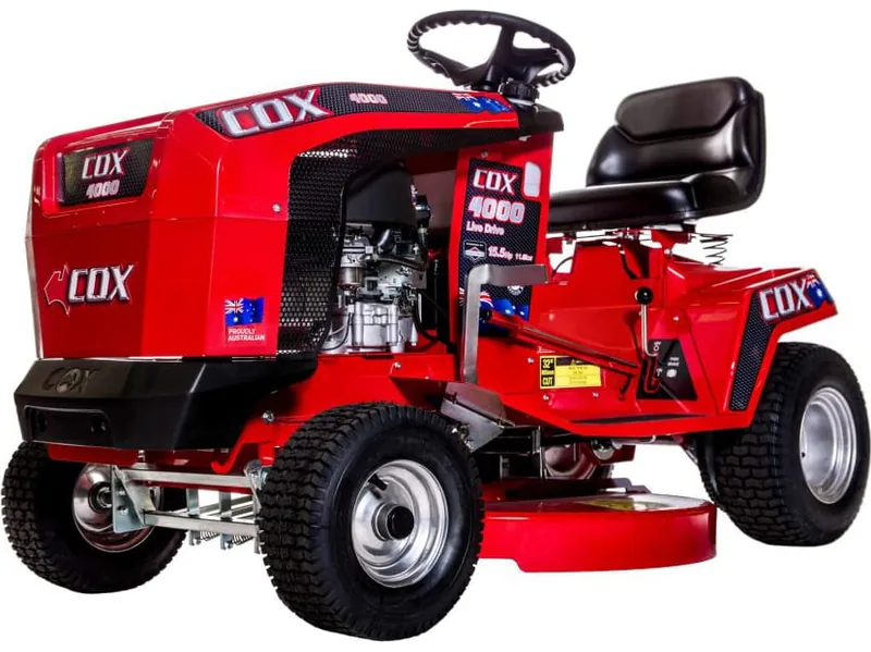 Cox 4000 Series ride-on mower for sale in Mackay